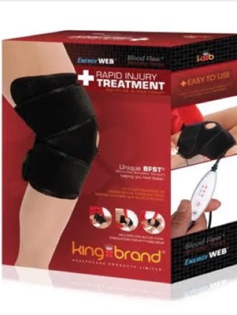 King Brand Infrared Knee Wrap - Rapid Heal Meniscus/Knee Surgery